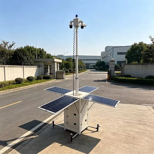 Solar Trailer for Engineering Security Waterproof Dustproof for Oil Fields Mines