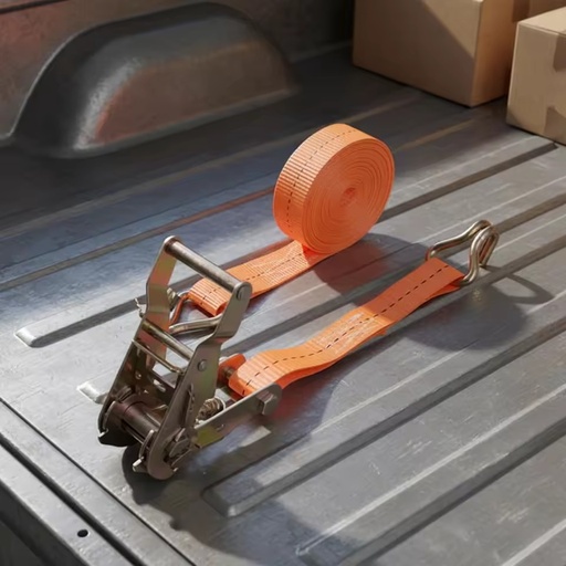 Heavy-Duty 1 Inch 5T Break-Strength Forged Steel Ultimate-Tensioning Ratchet Straps for Oil Field Equipment
