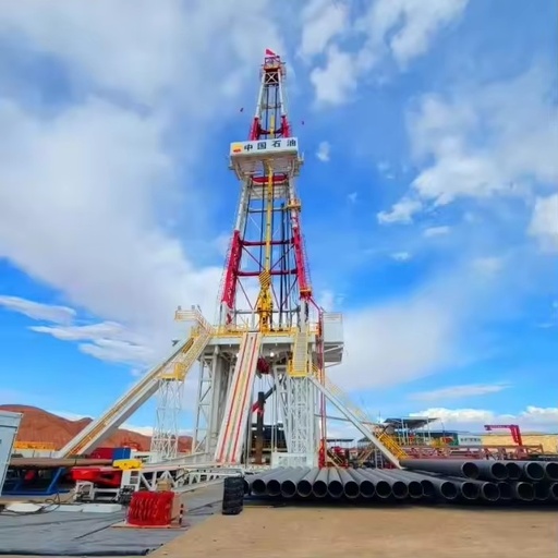 ZJ70 Skid-Mounted Diesel Powered Rotary Drilling Rig for Land Oil Wells API Certified with Core Pump Engine Motor Components