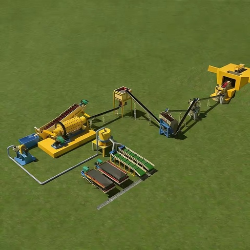Small Scale 20 Tph Rock Ore Processing Plant Extraction Machine Mining Gold Production Line Mineral Separator