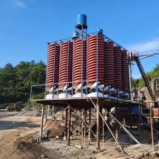 Hydraulic Spiral Chute Separator Machine for Fine Mineral Recovery Gold Mining and Ore Processing Plant