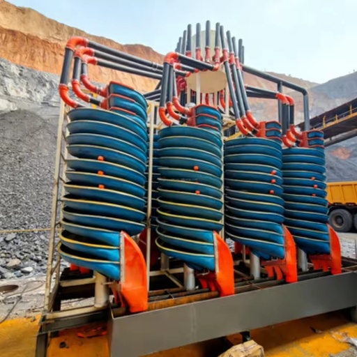 PLC-controlled High Rigidity Spiral Separator for Silica Sand Chromite and Beach Sand Beneficiation Mineral Processing