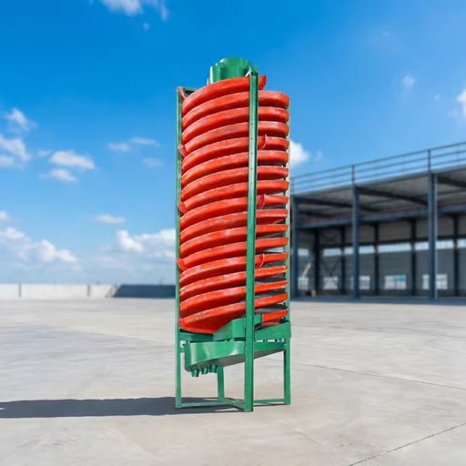 Spiral Sluice Gate Gold Panning Equipment for Sorting Chromite and Sulfide Gold Ore; Water Jetting Beneficiation of Placer Gold