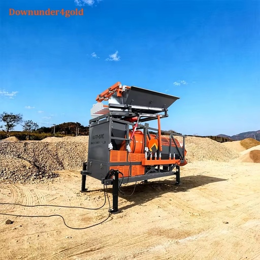 Hands Free Operation Automatic Gold Trommel Screen 50 Tons/Hour