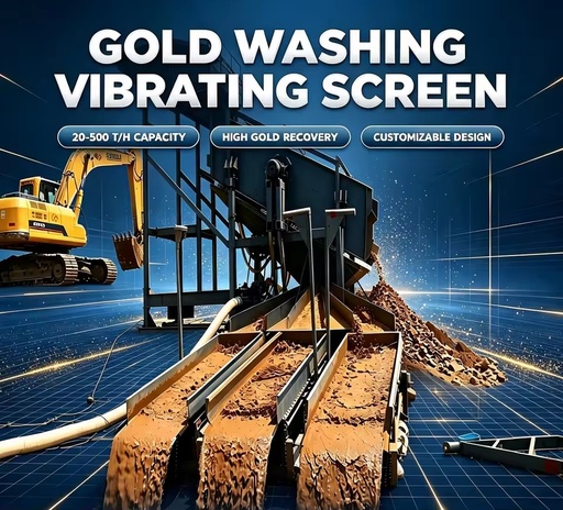 Alluvial Gold Ore Washing Vibrating Screen Portable Gold Recovery Machine Gold Processing Plant With Agitation Chute