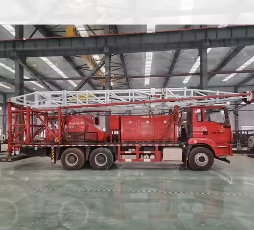 Premium Quality Oilfield API Standard Onshore Rotary Workover Rig Truck-Mounted Drilling Rig With AC Motor and Electric Power Fr