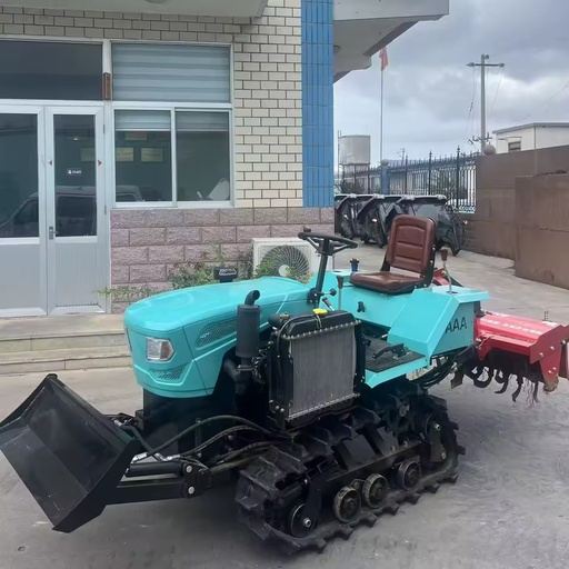 Cost Effective Durable 40HP Compact Crawler Tractor Diesel Engine Supporting Mower for Orchard Greenhouse Small Farm Operation