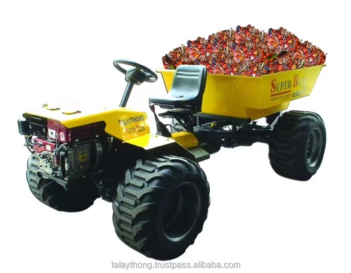 Palm Oil Tractor 4*4 WD Loader and Dumper Multi Purpose Farm Harvesting