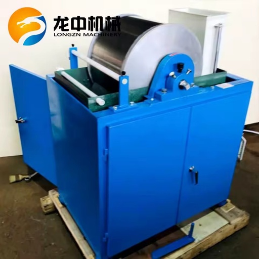 CRS 400*300 Small Iron Removing Magnetic Separator Wet Type Drum Magnetic Separator 1250gauss