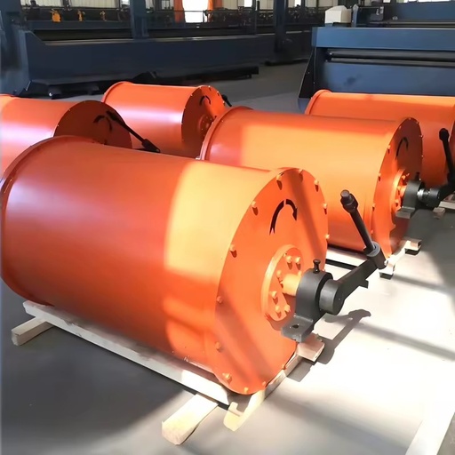 High Intensity Continuous Operation Iron Drum Magnetic Separator with Motor High Rigidity for Mining (380V/220V)