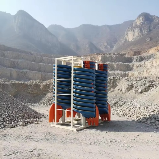 PLC Controlled Gold Iron Ore Mineral Processing Spiral Separator Machine with Patented Technology Light-weight & Wear-resistant