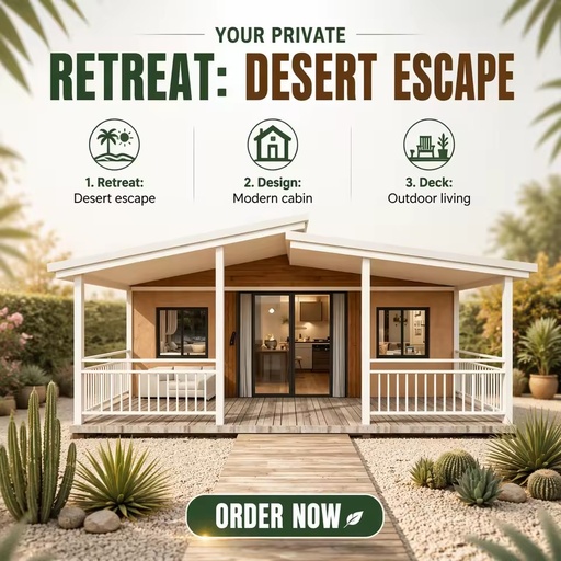 Sand-Tight Dust-Proof Seals Temp Resistant Modular Prefabricated Building for Site Office Desert Oil Field Staff Accommodation