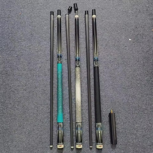 High-tech Handmade Yfen Carbon Billiard Pool Cue With Leather Butt