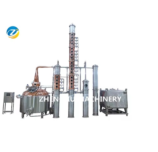 2000l Still Alcohol Distillation Factory Copper Pot Still Equipment