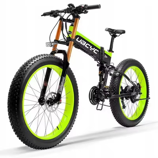 Folding Mountain Bike 26" Foldable Steel Mountain Full Suspension Bike