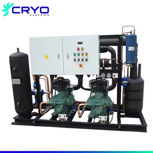 New 30HP Energy Saving Compressor Condensing Unit for Blast Freezer Outdoor Use with Motor & Pump