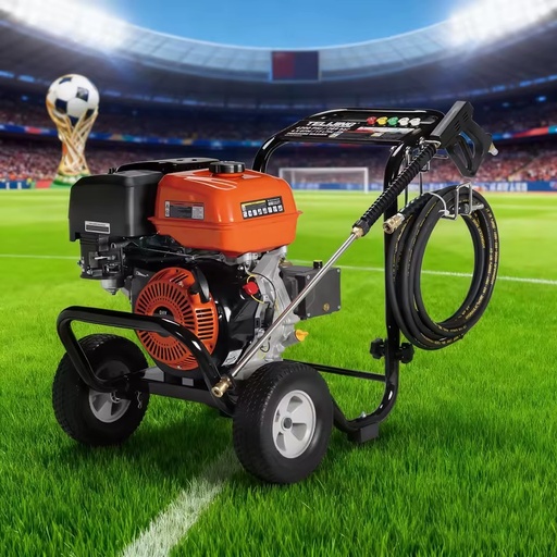Easy-to-Operate 4000PSI/275bar Gasoline Pressure Washer Equipment for Large Soccer Fields Professional Cleaning Machine
