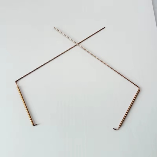 Copper Dowsing Rods for Water Gold Oil Detecting Divining Rod with Case Prospecting Equipment
