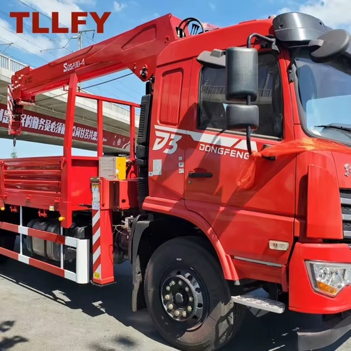 10t Truck Mounted Crane Motor Cost-Effective Warehouse Price Oilfield Pumping Unit 16.18m Radius 360 Rotation Hydraulic Drive