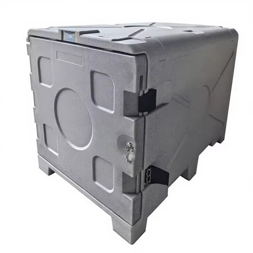 Durable Integrated Molding Rolling Plastic Cool Room for Storing Meat Energy Saving Cool Storage Box Put on Van