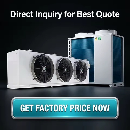 Aircon Refrigeration Equipment Energy Saving R410A Condensing Unit HVAC Parts Blast Freezer for Commercial Cold Room Storage