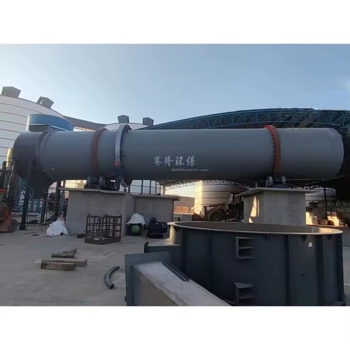Rotary Drying Machine Three Cylinder Type 304 Stainless Steel Industrial Salt Sand Dryer Energy Saving Motor Ti