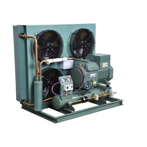Factory Professional Custom Energy Saving Refrigeration Equipment Semi Hermetic Customized Compressor Condensing Unit