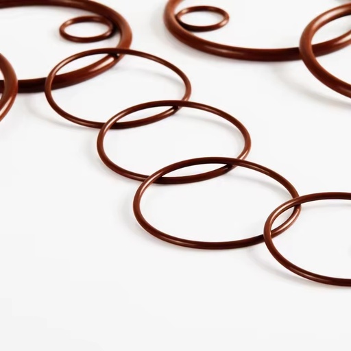 JRS Custom ISO 3601 Standard FEPM/Aflas Corrosion-resistant Fluororubber O-rings, Suitable for Various Chemical Equipment
