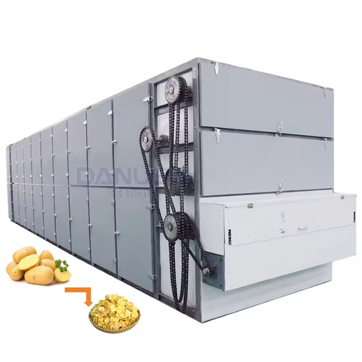 Energy saving industrial continuous potatoes dryer large capacity potato slices drying equipment