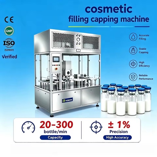 8 Heads Piston Automatic Filling Machine, Industrial Liquid & Granule Filling Equipment with Capping