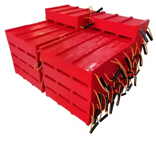 UHMWPE Crane Outrigger Pad for Field Lifting Operation