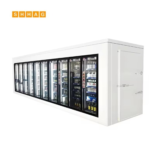 Walk-in Commercial Cold Room for Meat with Motor & Engine Energy-Saving Gearbox ETL Certified Equipment for Sale