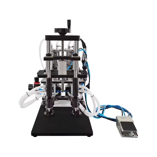 Manufacture Made 2 Nozzles Semi-auto Perfume Filling Sealing Machine Fragrance Bottling Apparatus for Scent Oil