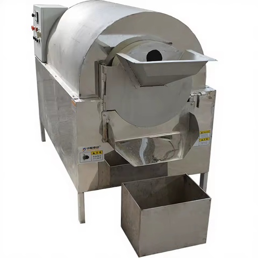 Gas/Electricity Heating Rotary Drum Dryer for Food Processing Energy Saving Batch Working Mode 500KG Capacity