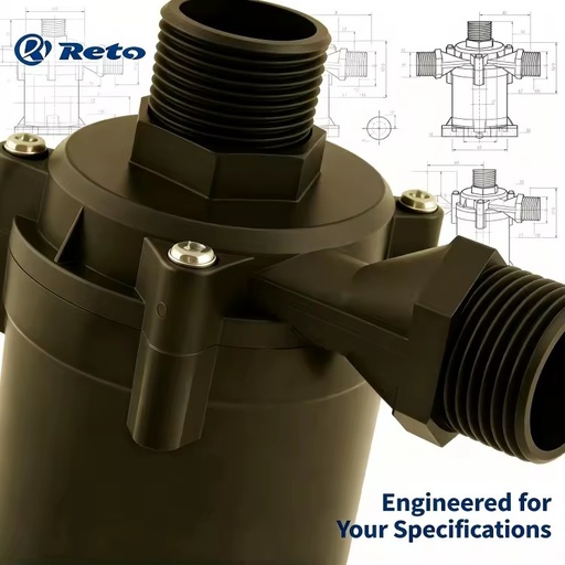 Compact Long Life 12V Brushless DC Water Pump Corrosion Resistant for Agricultural Irrigation & Multi-Scene Use