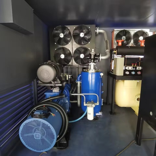 Energy Saving Two Stage Low Pressure Rotary Screw air Compressor Station 7/8 bar 75/110/75*2/110*2 kw 15/22/30/44 M^3/min