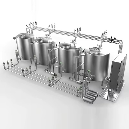 Energy Saving CIP Unit with Heat Recovery and Solution Reuse Function