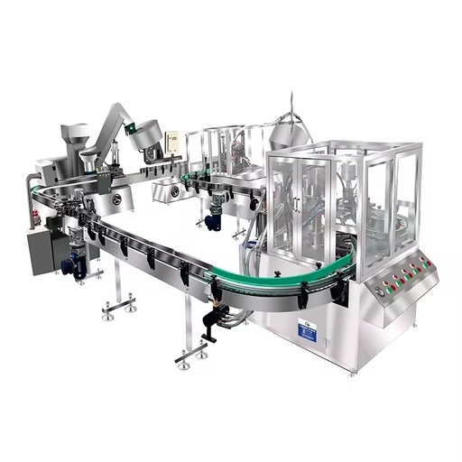 High Productivity High-Accuracy Full Automatic Engine-Driven Aerosol Oil Chemical Filling Crimping Production Assembly Line