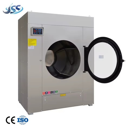 Automatic Industrial Laundry Tumble Dryer SUS304 Stainless Steel Drum Energy Saving Fabric Drying Equipment