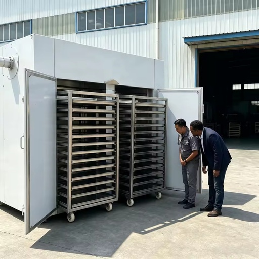 Energy Saving Industrial Tray Dryer Hot Air Circulation Drying Oven for Fruit Vegetable Food Dehydrator Processing Machine