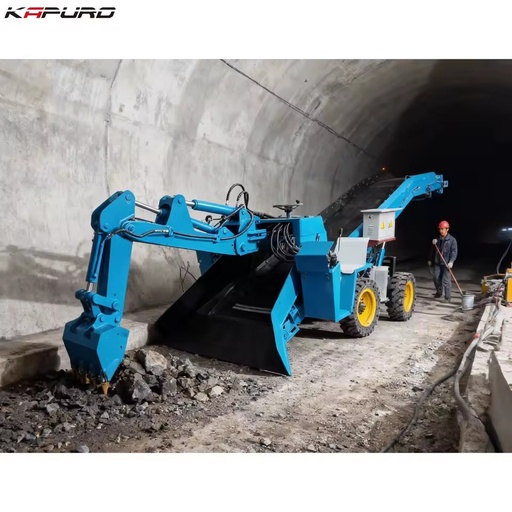 MWB-80 Wheeled Energy Saving Mucking Loader Hydraulic System Gear Motor Reduced Power Consumption 80m/h Capacity Mining