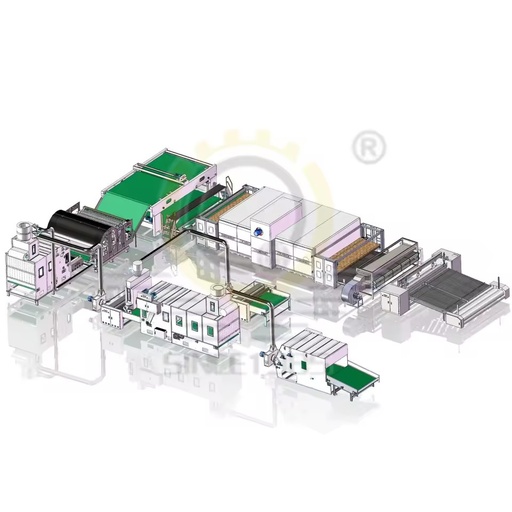 Non-woven High Efficiency Energy Saving Type Production Line for Producing Greenhouse Insulation Quilts and Clothing Filling