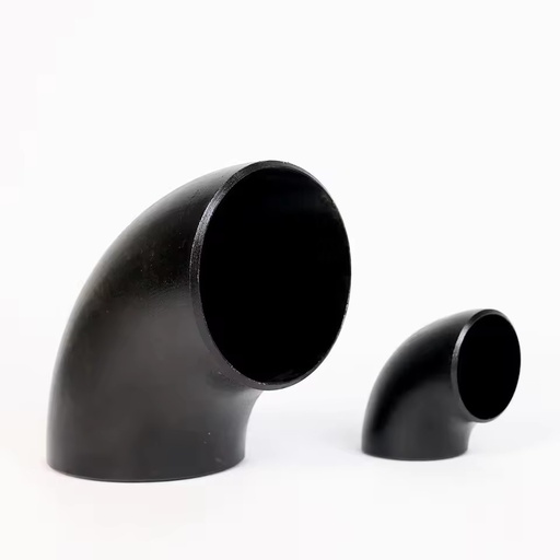 Factory Custom Carbon Steel Pipe Elbow Fitting ASTM 45/90/180 Degree All Sizes Black Painting for Oil & Gas Industry