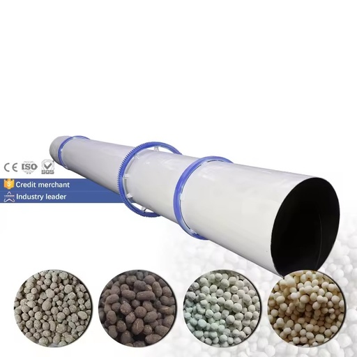 1-1.5T/H New Technology Energy Saving Industrial Fertilizer Rotary Drum Cooling Dryer Drying Machine