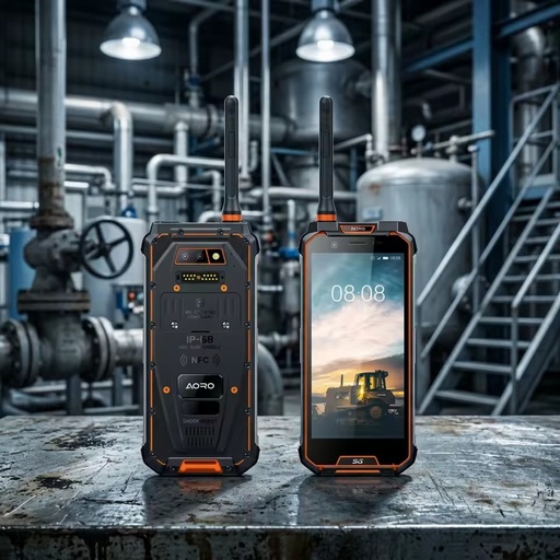 Intrinsically Safe 5G LTE Android 12 IP68 LCD SOS Radio