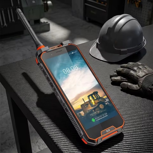 Industrial Explosion Proof Smartphone 5G Android 12 Terminal IP68 Rugged Design LCD Display SOS French Support M5-5G