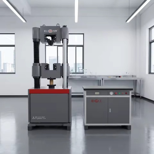 600kN 60ton Electronic Hydraulic High Accuracy 0.5% IP55 Protection Steel Sheet Direct 3-Point Flexural Testing