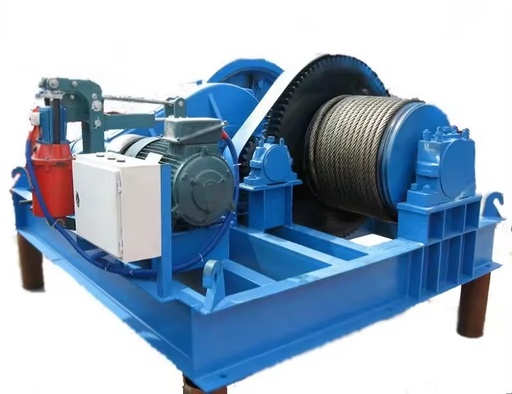 30 Tons 50 Tons 100 Tons 200 Mtrs Heavy Duty Slow Speed Electric Windlass Winch for Port Usage