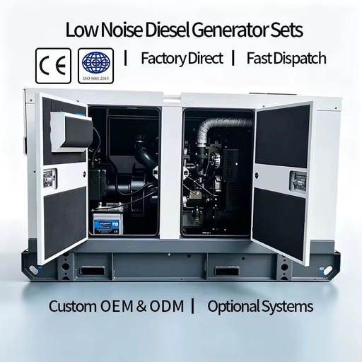 Customized 40KW diesel Genset Efficient Low Energy Low Noise Smart Control for Data Center Office Hotel Medical Center