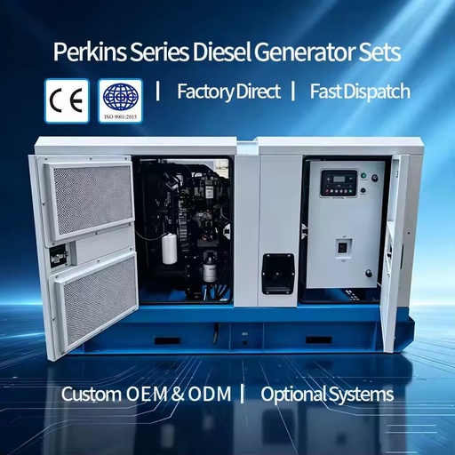 Custom 25kW LongRun LowNoise Smart Diesel Generators for Data Centers Offices Hotels Medical Construction